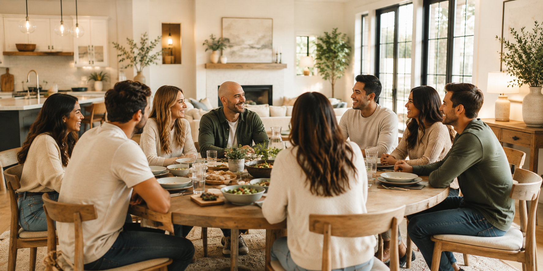 Alrededor de la mesa | Jenah + Preston | Kyleigh + Matt